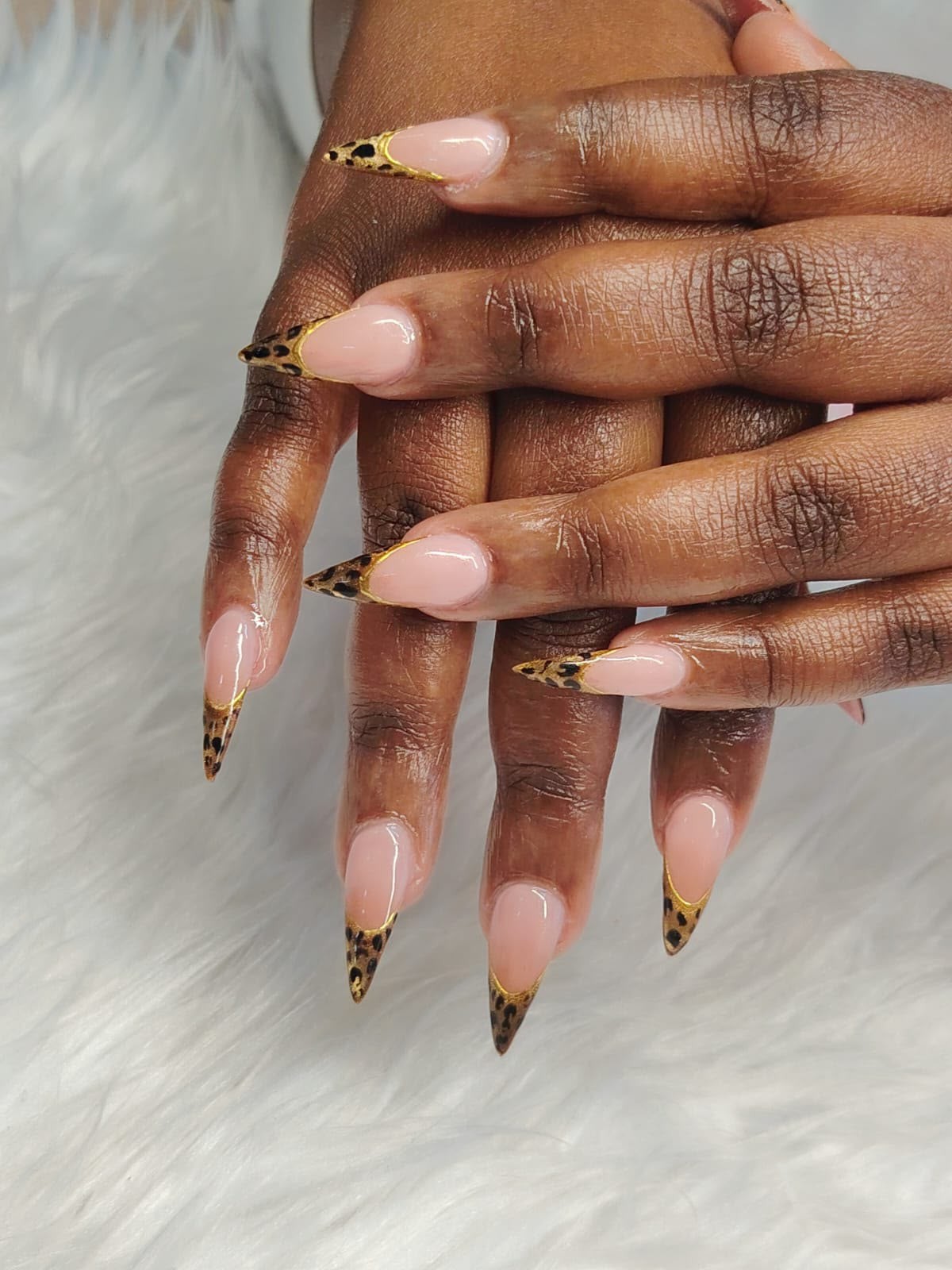 Finished client nails at Indulge Sandton